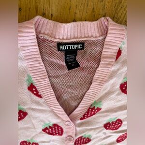 Hot topic Strawberry cardigan
